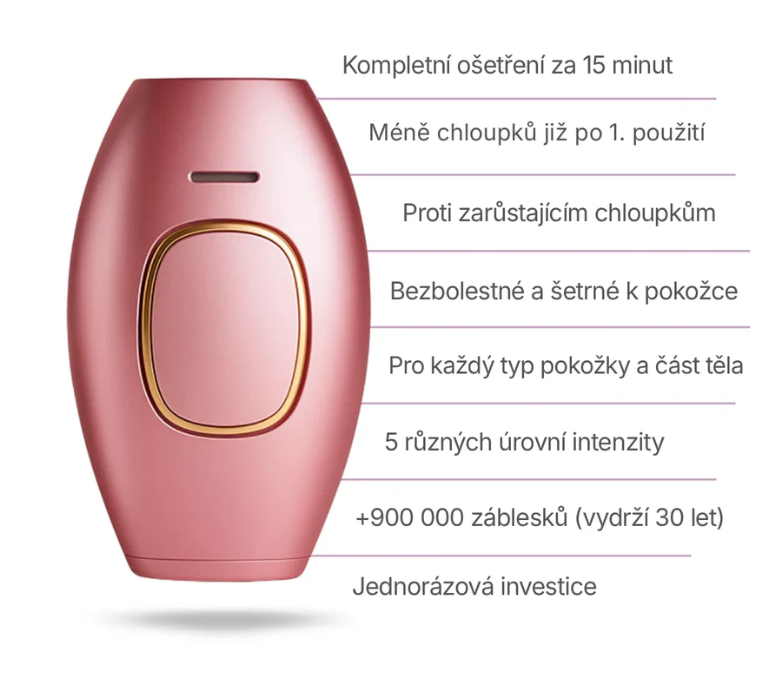 HAIRLESS: IPL Laserový Odstraňovač Chloupků